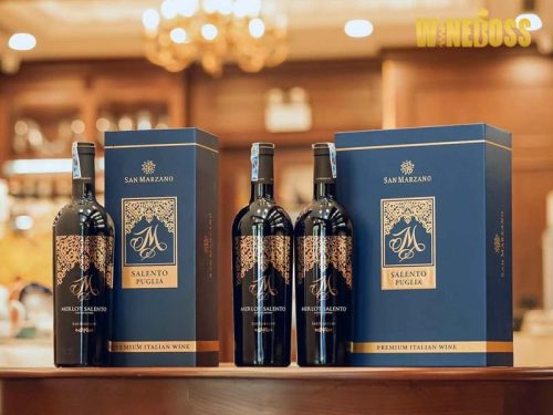 Rượu vang M Merlot Limited Salento 14.5% 3 Rượu vang M Merlot Limited Salento 14.5% 3